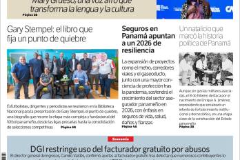 Portada del impreso del 8 de febrero de 2026