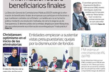 Portada del impreso del 26 de agosto de 2025