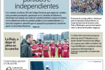 Portada del impreso del 18 de noviembre de 2025