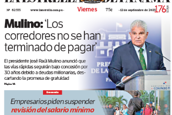 Portada del impreso del 12 de septiembre de 2025