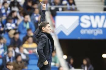 El entrenador del Villarreal, Marcelino García Toral