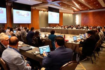 Imagen facilitada por la ARAP de la reunión 102ª Reunión de la CIAT en 2024, celebrada en ciudad de Panamá.