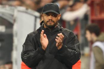 El entrenador del Bayern Múnich, Vincent Kompany.