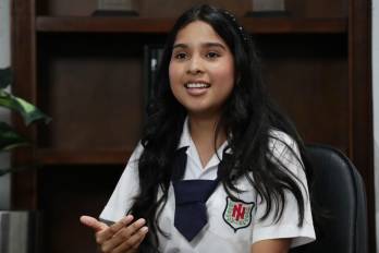 Hilary Tenorio, presidenta estudiantil del Instituto Nacional de Panamá.