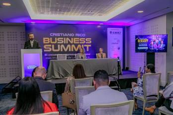 Lanzamiento del evento Cristiano Rico Business Summit (CRBS) Panamá 2025, este martes, en ciudad de Panamá.