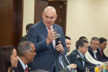 La delegación panameña estuvo encabezada por el viceministro de Asuntos Multilaterales y Cooperación, Carlos Guevara Mann.