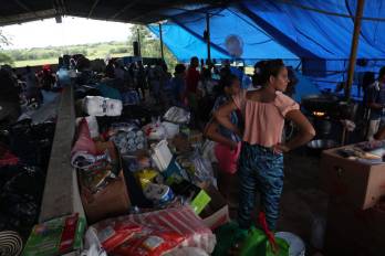 El pasado viernes se registró un sismo localizado entre Tonosí y Torio, en la provincia de Los Santos. Refugio en el pueblo de Cañas, de residentes de Isla Cañas