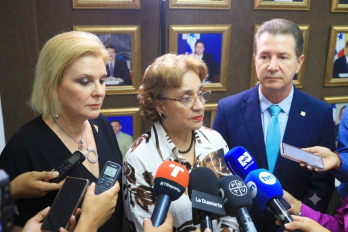 Collage ilustrativo de los presidentes de gremios del sector privado: Apede, Fedecámara y SIP.
