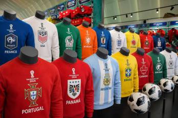 Se espera que la venta de artículos alusivos al Mundial se incremente.