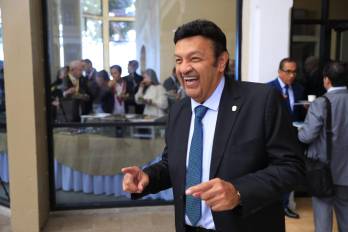 El artista panameño Osvaldo Ayala.
