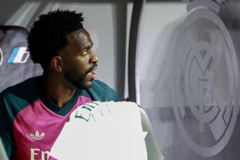 El delantero del Real Madrid Vinícius Junior.