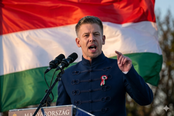 Péter Magyar, líder del partido opositor Tisza