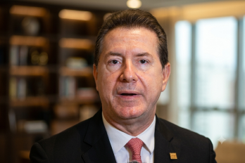 El presidente del Sindicato de Industriales de Panamá , Rosmer Jurado