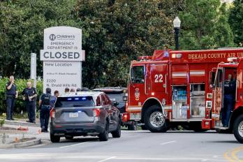 Las unidades policiales se desplegaron en los predios de la Universidad de Emory, en Georgia.
