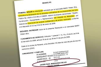 DGCP negó información sobre un proyecto de Gobierno por considerarla confidencial.
