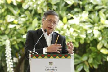 Fotografía de archivo del presidente de Colombia, Gustavo Petro.