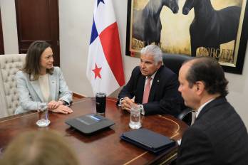 El presidente de la República, José Raúl Mulino, sostuvo este lunes un encuentro en su despacho con la dirigente opositora venezolana María Corina Machado.