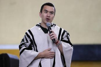 Presidente de Ecuador, Daniel Noboa. EFE/ Jose Jacome