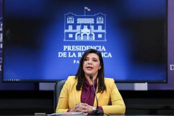 Jackeline Muñoz, titular del Ministerio de Trabajo y Desarrollo Laboral.
