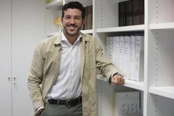 El director de Formación y Gestión del Talento de la Fundación, Pedro Gutiérrez Crespo, durante la entrevista concedida a la Agencia EFE.