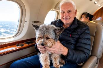 Bruno acompañó a Ricardo Martinelli durante su permanencia en la Embajada de Nicaragua y posteriormente en su traslado a Colombia.