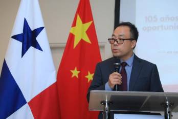 El embajador de China en Panamá, Zhang Xiangyan.