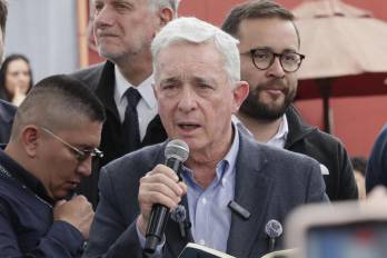 Fotografía de archivo del expresidente de Colombia Álvaro Uribe.