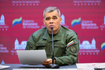 Fotografía de archivo del ministro de Defensa de Venezuela, Vladimir Padrino López