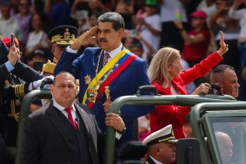 El presidente de Venezuela, Nicolás Maduro (c), en una foto de archivo.