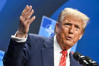 El presidente de Estados Unidos, Donald Trump, habla durante una conferencia de prensa después de la cumbre de la OTAN en el Foro Mundial de La Haya, Países Bajos, el 25 de junio de 2025.