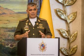 Fotografía de archivo del ministro de Defensa de Venezuela, Vladimir Padrino López.