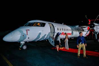 La aeronave Dash 8 Q400 cuenta con una velocidad de hasta 667 kilómetros por hora.