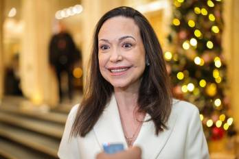 La líder opositora venezolana María Corina Machado