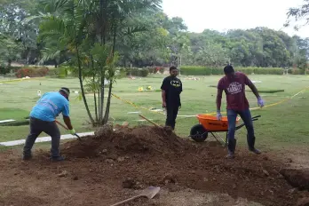 Luego de intensas jornadas de labor científica intervinieron 15 sepulturas en el Cementerio Jardín de Paz.
