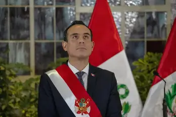Presidente interino de Perú, José Jerí.