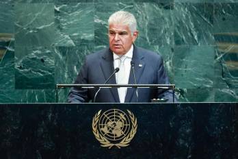 Discurso del presidente de Panamá, José Raúl Mulino.
