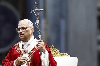 El Papa León XIV oficia la Santa Misa en la Solemnidad de los Santos Apóstoles Pedro y Pablo este domingo, en la Basílica de San Pedro, Ciudad del Vaticano.