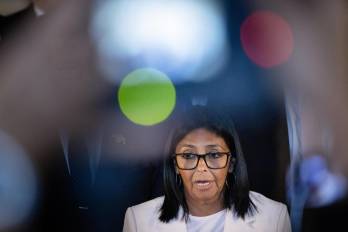 Delcy Rodríguez, presidenta interina de Venezuela en una imagen de archivo.