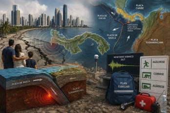 Panamá emergió del mar y sigue moviéndose