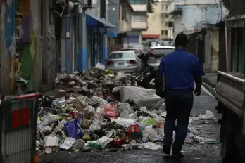 Basura en ciudad de Panamá