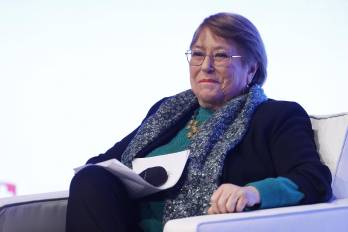 Foto de archivo de la expresidenta de Chile Michelle Bachelet.