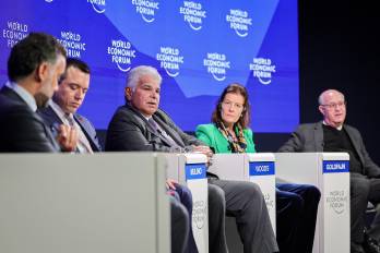 El presidente de la República José Raúl Mulino participó en una sesión dedicada a Latinoamérica en el Foro Económico Mundial en Davos, Suiza.