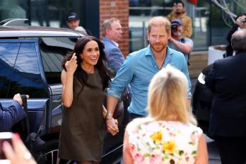 Los duques de Sussex, Enrique y Meghan, en Melbourne (Australia)