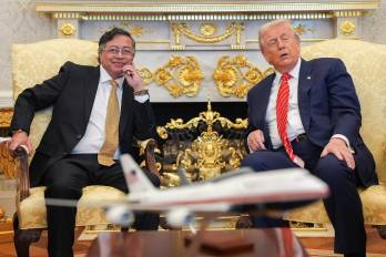La reunión entre Gustavo Petro y Donald Trump en la Casa Blanca se extendió por más de dos horas y se realizó sin ceremonia oficial ni declaración conjunta.