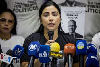 Fotografía de archivo de Aurora Silva, esposa del exdiputado Freddy Superlano, en Caracas.