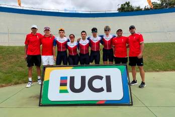 El equipo panameño de Paraciclismo lo conforman los para atletas Laydis Vega, Máximo Poveda, Esteban Goddard, José Martínez y Josep Samudio.