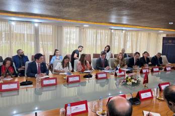 La delegación panameña liderada por el vicecanciller Carlos Hoyos en Marruecos