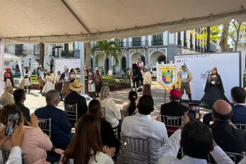 El acto se celebró este miércoles 21 de enero en la Plaza Mayor del Casco Antiguo.