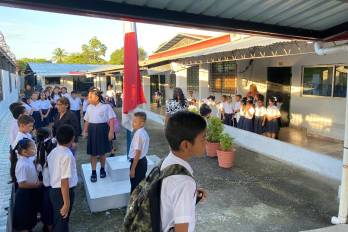 Estudiantes regresan a las aulas de clases este lunes 14 de julio de 2025.