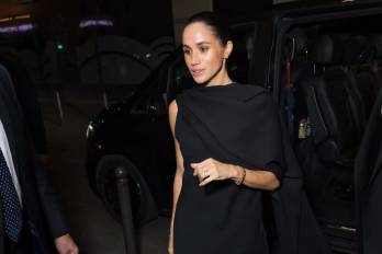 Meghan Markle durante su reciente visita a París.